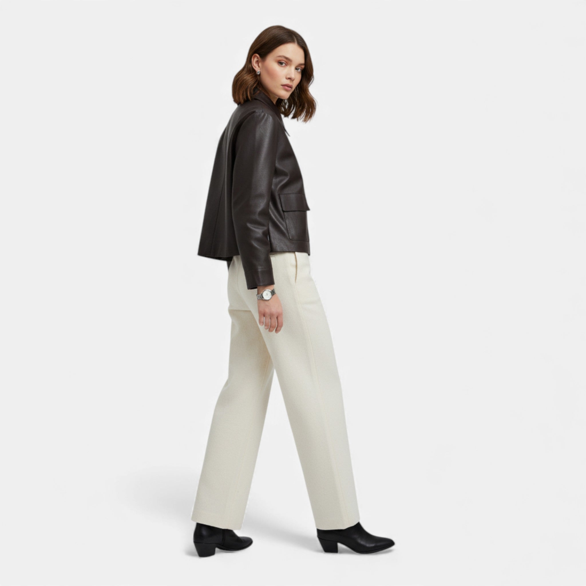 Amarendi | Blouson Femme – Élégance Rock Intemporelle