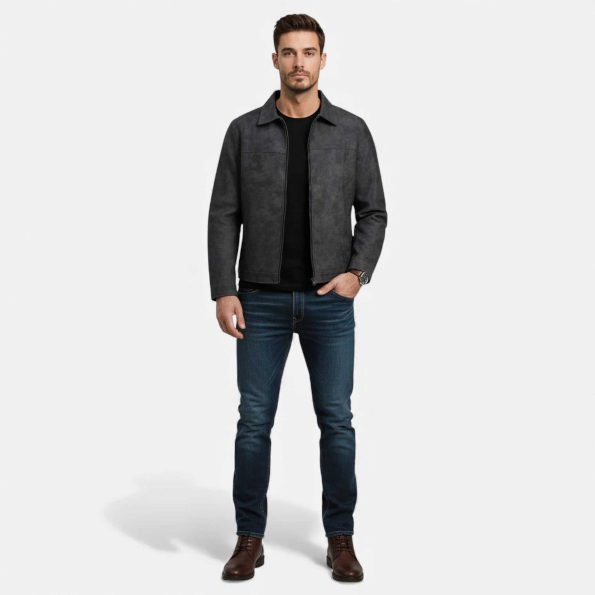 Amarendi | Veste Cuir Homme – Élégance Intemporelle